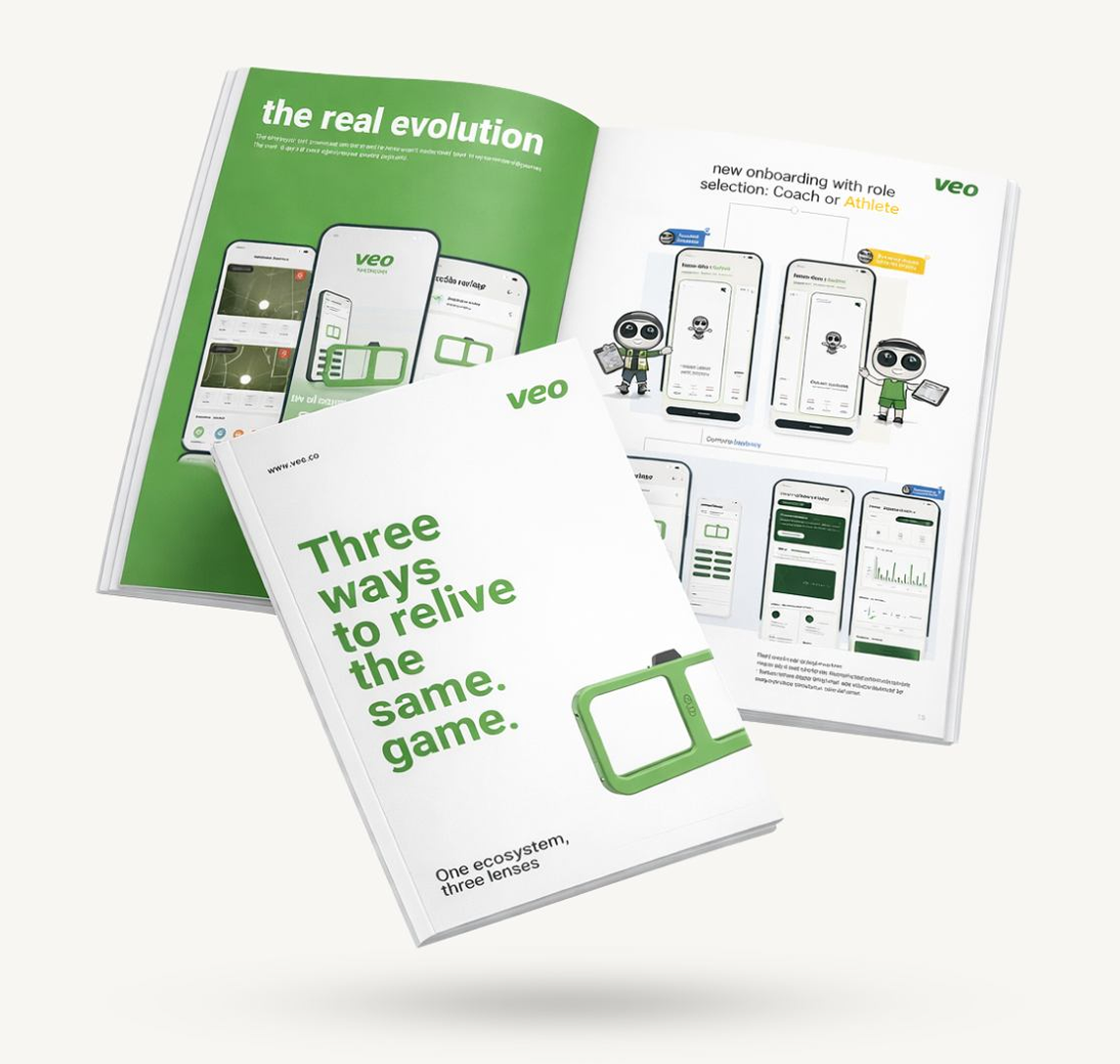 Concept catalogue, Three ways to relive the same game printed booklet